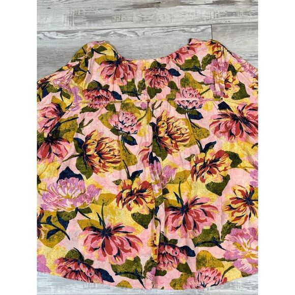 Terra & Sky full figure floral blouse plus size 4X - Picture 8 of 12